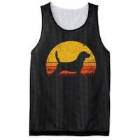 Retro Beagle Dog Mom Dog Dad Vintage Beagle Mesh Reversible Basketball Jersey Tank