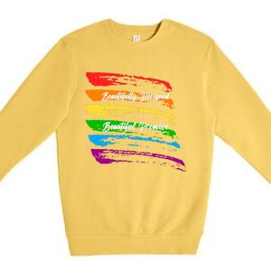 Rainbows Beautifully Designed Beautiful Promise Premium Crewneck Sweatshirt