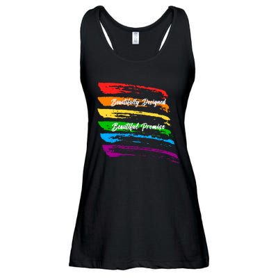 Rainbows Beautifully Designed Beautiful Promise Ladies Essential Flowy Tank