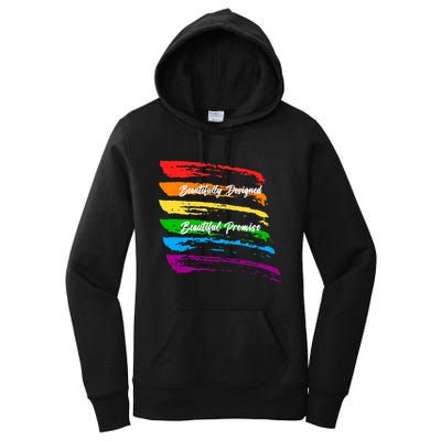 Rainbows Beautifully Designed Beautiful Promise Women's Pullover Hoodie