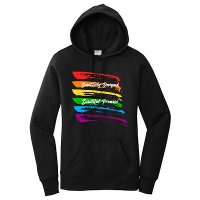 Rainbows Beautifully Designed Beautiful Promise Women's Pullover Hoodie