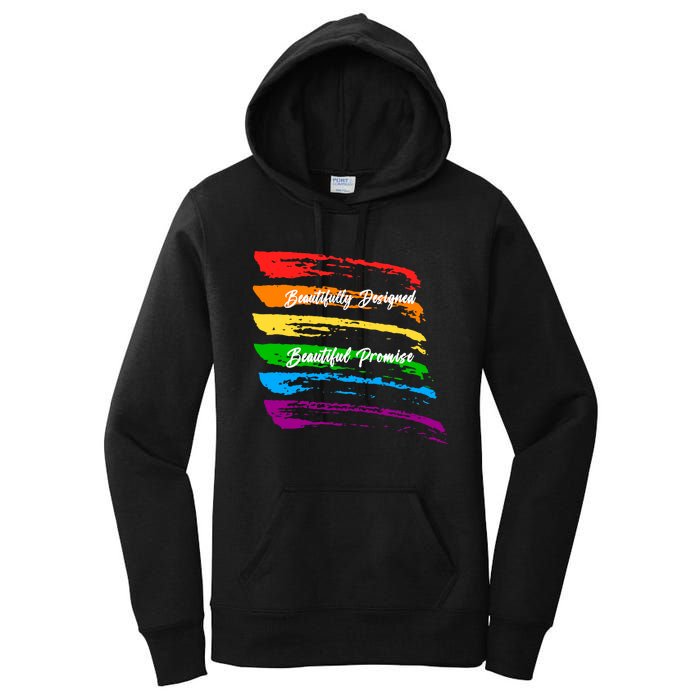 Rainbows Beautifully Designed Beautiful Promise Women's Pullover Hoodie