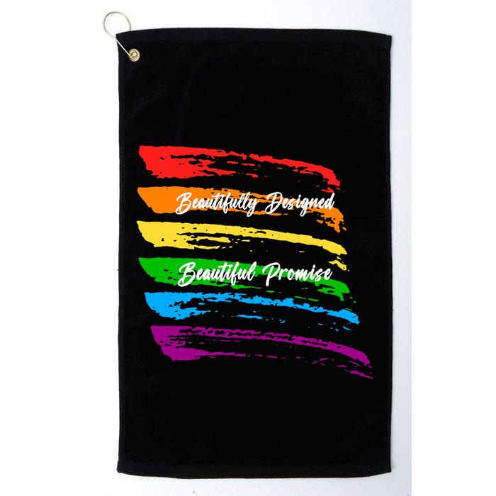 Rainbows Beautifully Designed Beautiful Promise Golf Towel