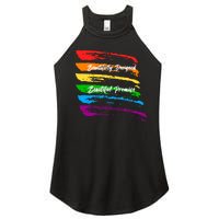 Rainbows Beautifully Designed Beautiful Promise Women's Perfect Tri Rocker Tank