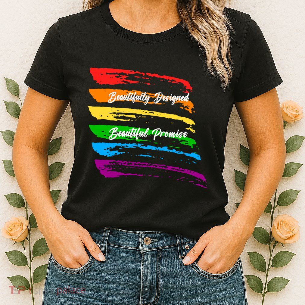 Rainbows Beautifully Designed Beautiful Promise Womens T-Shirt