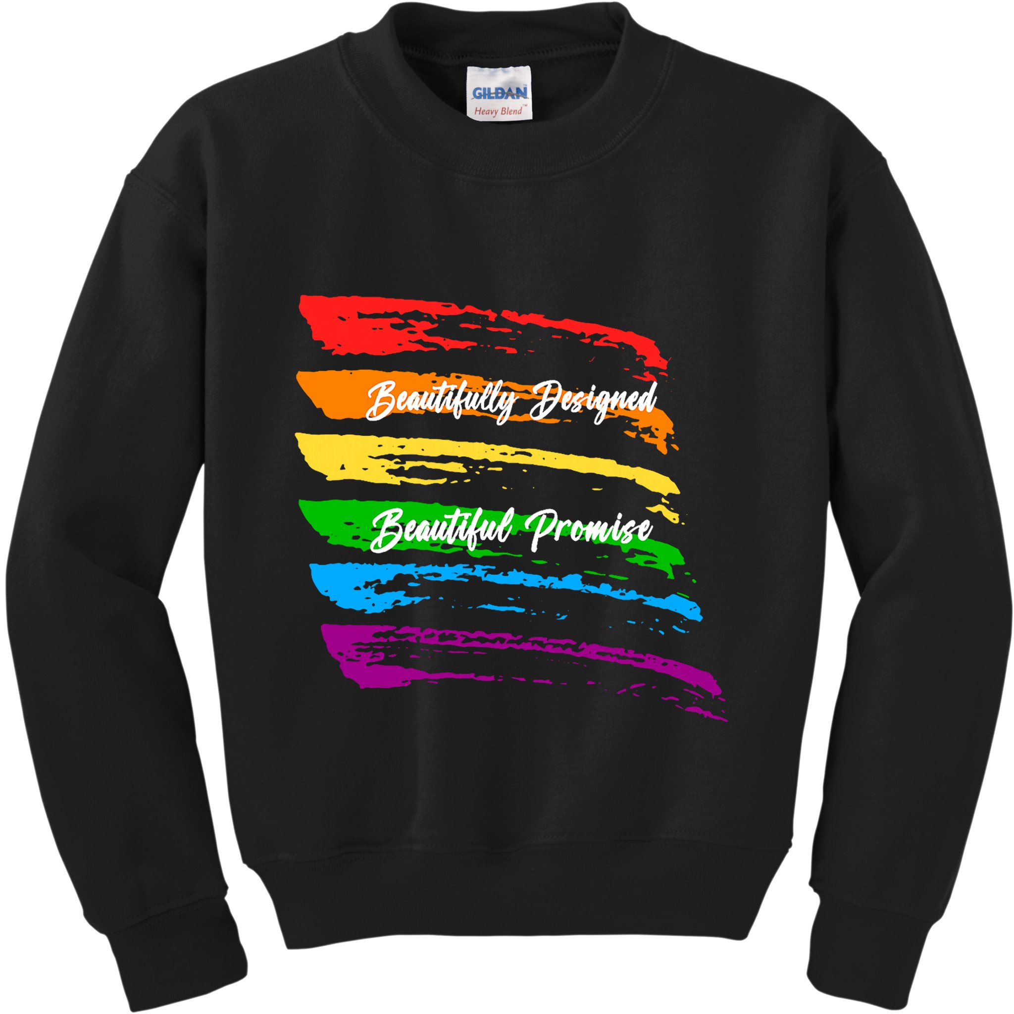 Rainbows Beautifully Designed Beautiful Promise Kids Sweatshirt