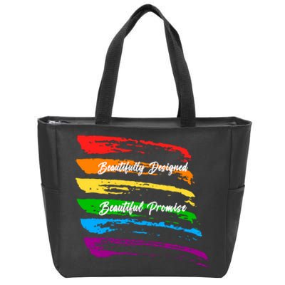 Rainbows Beautifully Designed Beautiful Promise Zip Tote Bag