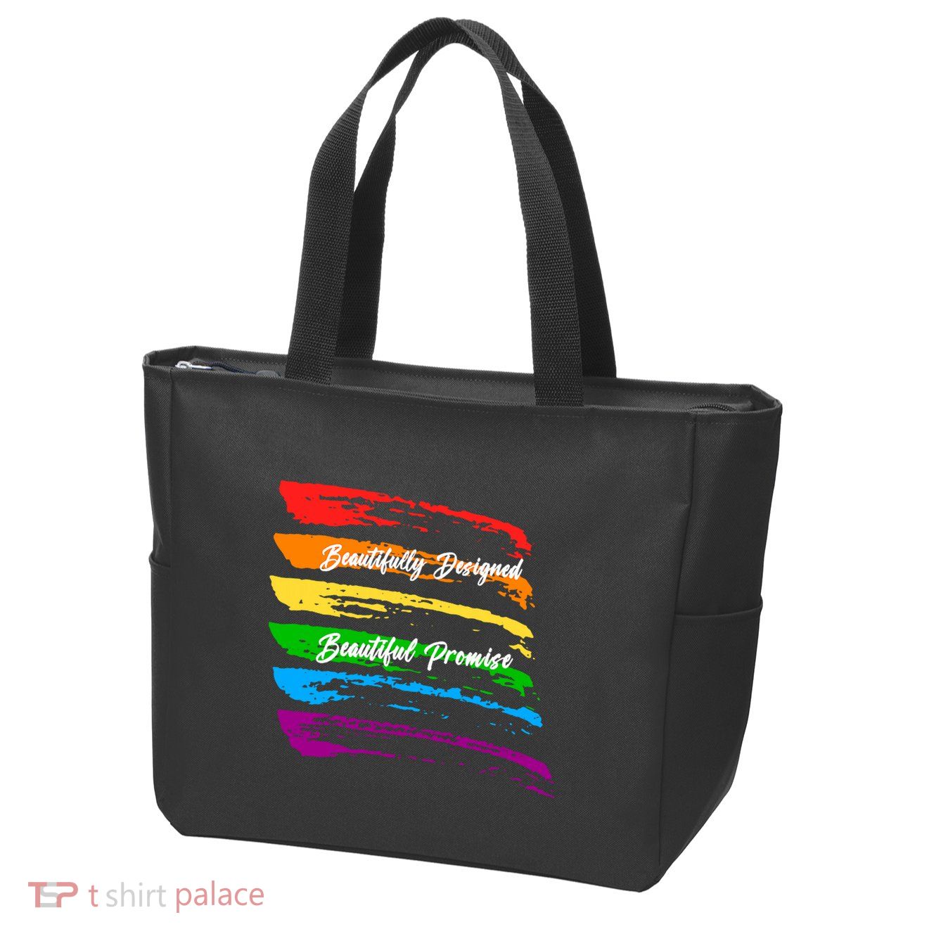 Rainbows Beautifully Designed Beautiful Promise Zip Tote Bag