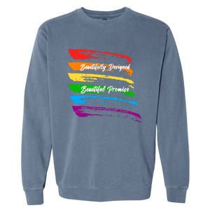 Rainbows Beautifully Designed Beautiful Promise Garment-Dyed Sweatshirt