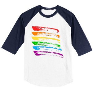 Rainbows Beautifully Designed Beautiful Promise Baseball Sleeve Shirt