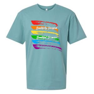 Rainbows Beautifully Designed Beautiful Promise Sueded Cloud Jersey T-Shirt