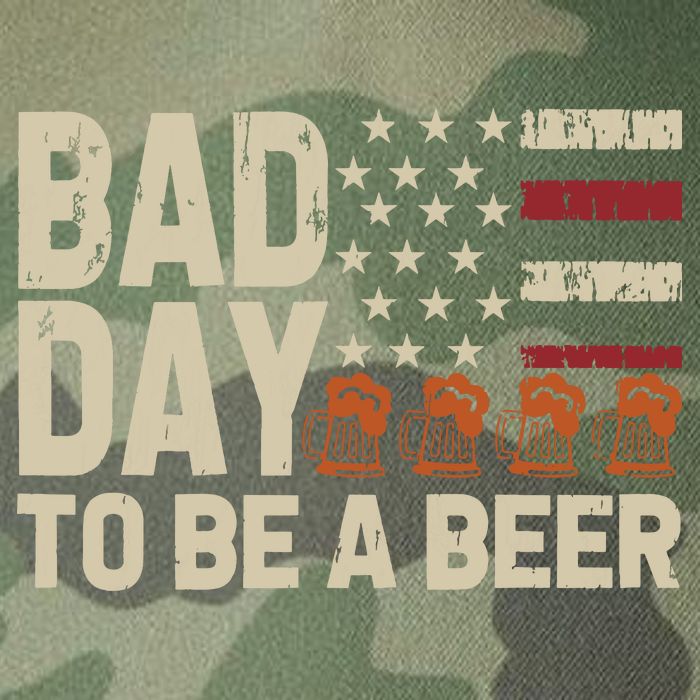 Retro Bad Day To Be Beer Usa Flag Beer 4th Of July Legacy Tie Dye Trucker Hat