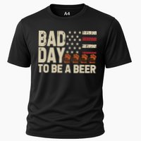 Retro Bad Day To Be Beer Usa Flag Beer 4th Of July Performance Shirt