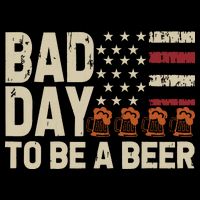 Retro Bad Day To Be Beer Usa Flag Beer 4th Of July Magnet