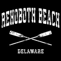 Rehoboth Beach Delaware Vintage Nautical Crossed Oars Gift Bucket Hat