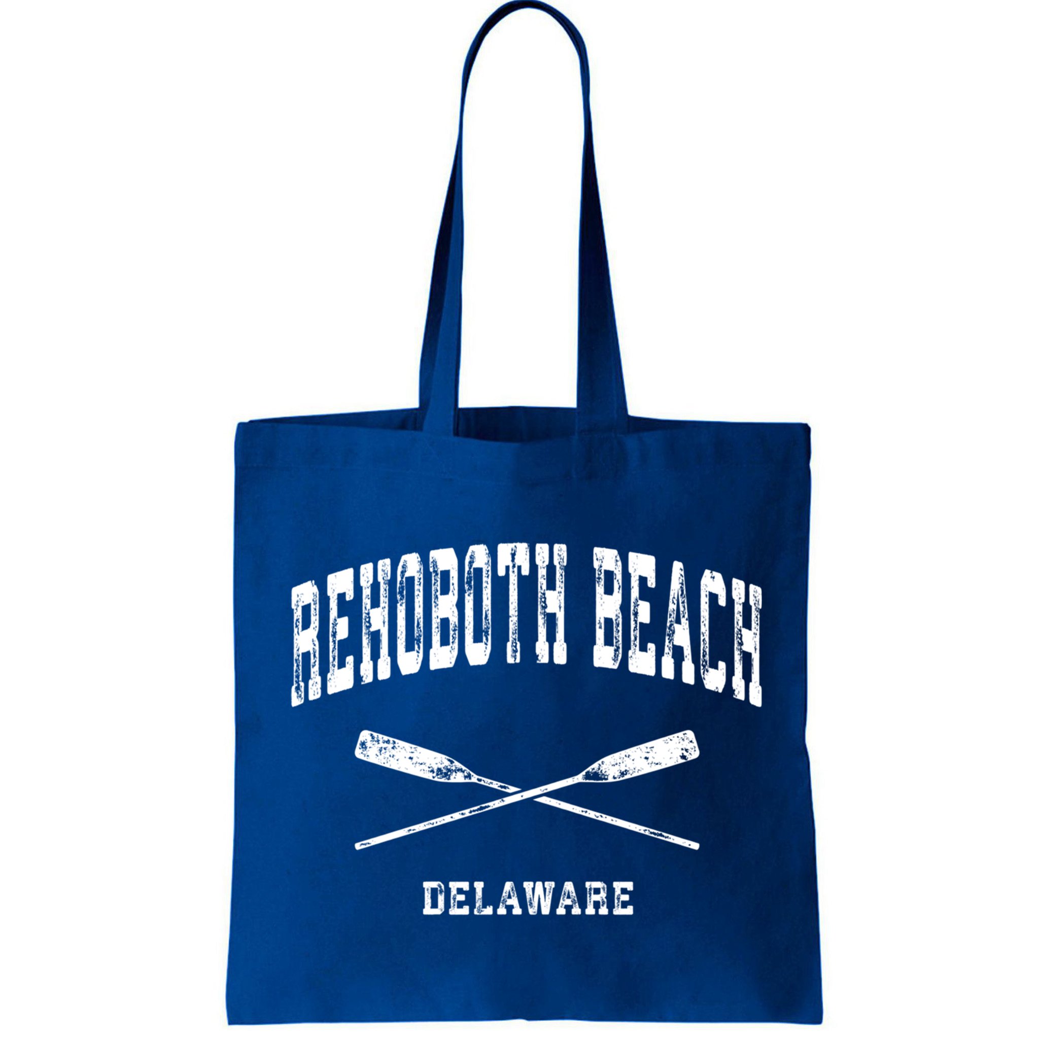 Rehoboth Beach Delaware Vintage Nautical Crossed Oars Gift Bag