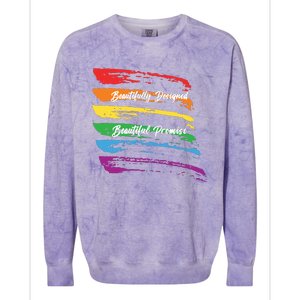 Rainbows Beautifully Designed Beautiful Promise Colorblast Crewneck Sweatshirt