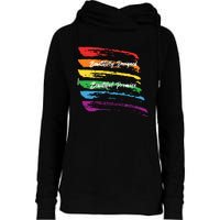 Rainbows Beautifully Designed Beautiful Promise Womens Funnel Neck Pullover Hood