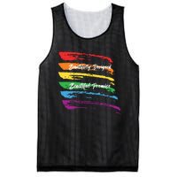 Rainbows Beautifully Designed Beautiful Promise Mesh Reversible Basketball Jersey Tank