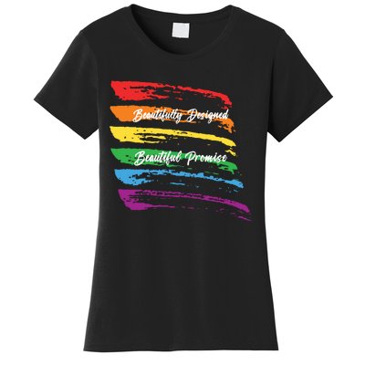 Rainbows Beautifully Designed Beautiful Promise Women's T-Shirt