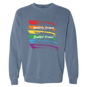 Rainbows Beautifully Designed Beautiful Promise Garment-Dyed Sweatshirt