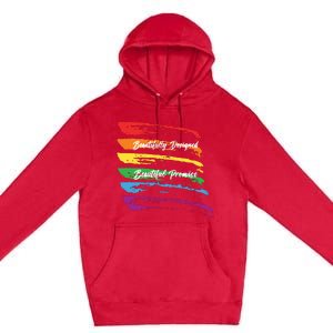 Rainbows Beautifully Designed Beautiful Promise Premium Pullover Hoodie