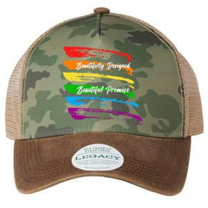 Rainbows Beautifully Designed Beautiful Promise Legacy Tie Dye Trucker Hat