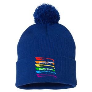 Rainbows Beautifully Designed Beautiful Promise Pom Pom 12in Knit Beanie