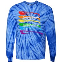 Rainbows Beautifully Designed Beautiful Promise Tie-Dye Long Sleeve Shirt