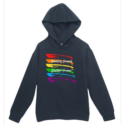 Rainbows Beautifully Designed Beautiful Promise Urban Pullover Hoodie