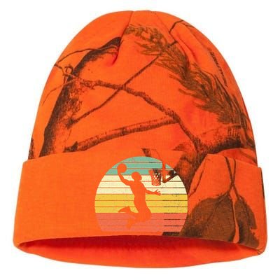 Retro Basketball Dunk Sunset Colorful Kati Licensed 12" Camo Beanie