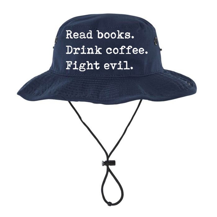 Read Books. Drink Coffee. Fight Evil. Funny Reading Bucket Hat