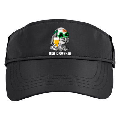 Retro Ben Drankin Beer Holiday Gift St Patricks Day Gift Adult Drive Performance Visor