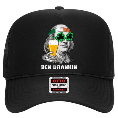 Retro Ben Drankin Beer Holiday Gift St Patricks Day Gift Trucker Hat