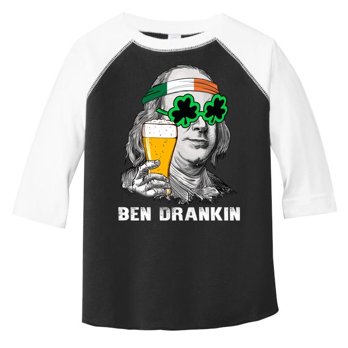 Retro Ben Drankin Beer Holiday Gift St Patricks Day Gift Toddler Fine Jersey T-Shirt