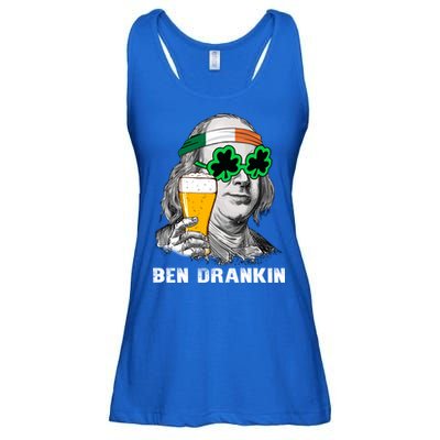 Retro Ben Drankin Beer Holiday Gift St Patricks Day Gift Ladies Essential Flowy Tank