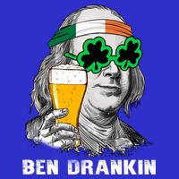 Retro Ben Drankin Beer Holiday Gift St Patricks Day Gift Zip Tote Bag
