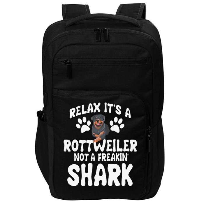 Rottweiler Breeders Dog Owner Fur Parent Pet Lover Impact Tech Backpack