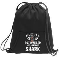 Rottweiler Breeders Dog Owner Fur Parent Pet Lover Sweatshirt Cinch Pack Bag