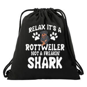 Rottweiler Breeders Dog Owner Fur Parent Pet Lover Drawstring Bag