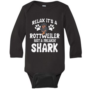 Rottweiler Breeders Dog Owner Fur Parent Pet Lover Baby Long Sleeve Bodysuit