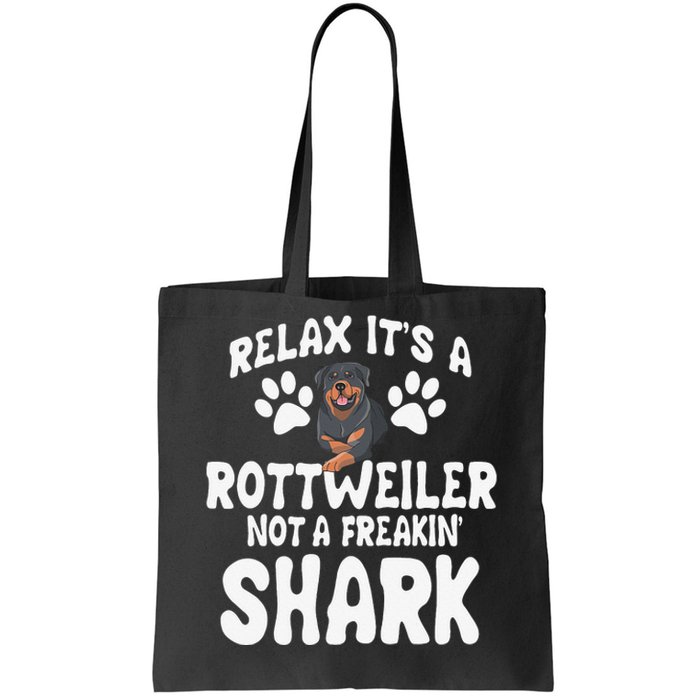 Rottweiler Breeders Dog Owner Fur Parent Pet Lover Tote Bag