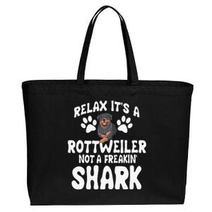 Rottweiler Breeders Dog Owner Fur Parent Pet Lover Cotton Canvas Jumbo Tote