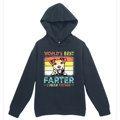 Retro Best Dad Ever Cool Jack Russell Terrier Dog Pet Lover Urban Pullover Hoodie