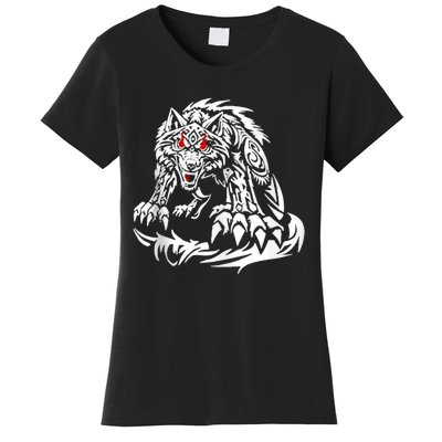 River Beautiful Day Black Jacob Fatu Wolf Women's T-Shirt