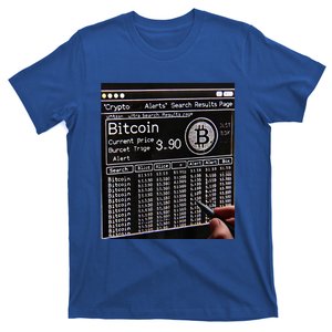 Retro Bitcoin Design. Premium T-Shirt