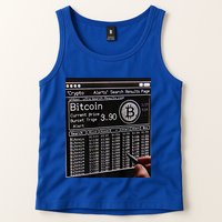 Retro Bitcoin Design. Premium Tank Top