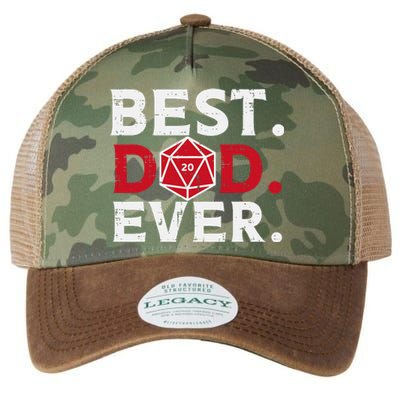 Rpg Best Dad Ever Funny Gamer Daddy Legacy Tie Dye Trucker Hat