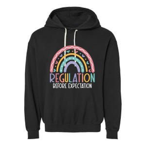 Regulation Before Expectation Garment-Dyed Fleece Hoodie