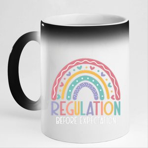 Regulation Before Expectation 11oz Black Color Changing Mug